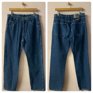 Vintage Wrangler Men’s Dark Wash Regular Fit Jeans Size 33 x 32 EUC
